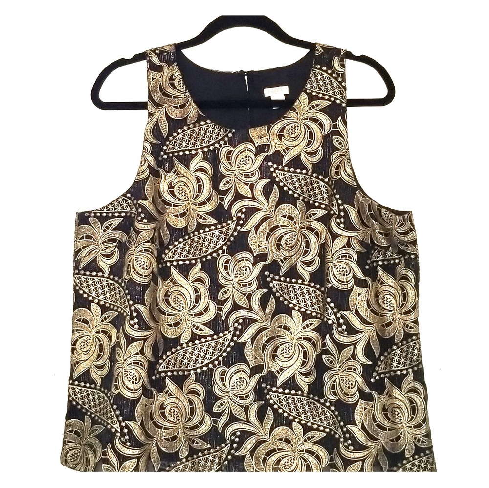 NWOT J. Crew Tapestry Top